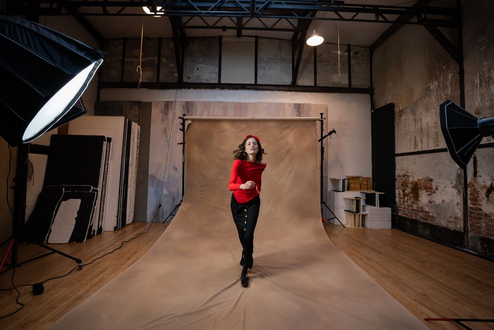 Photographie de tournage Signs — coulisses de studio